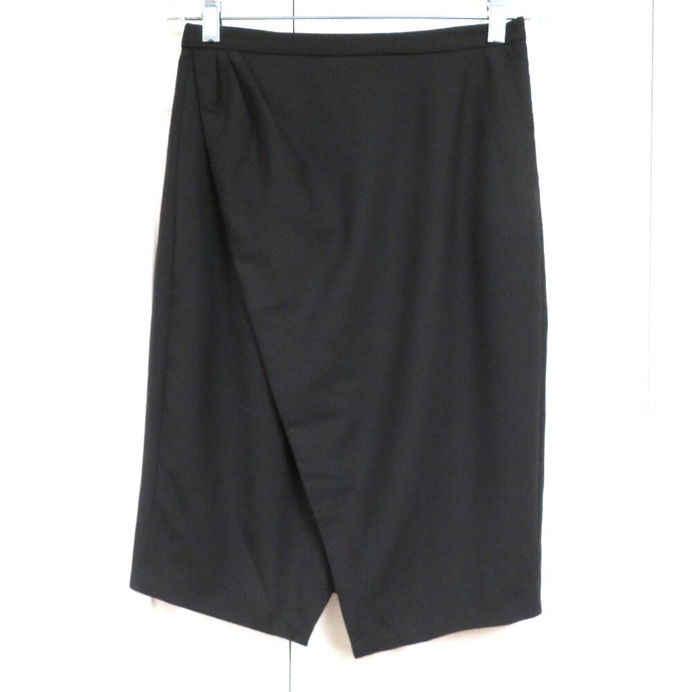 New! J. Crew 365 Wrap Skirt Size 0 Solid Black